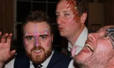 Curly Cloud Face Painting