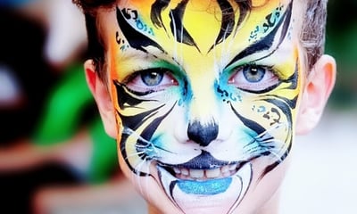 Tick Boom Face Painting