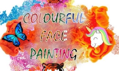Colourful Face Painting