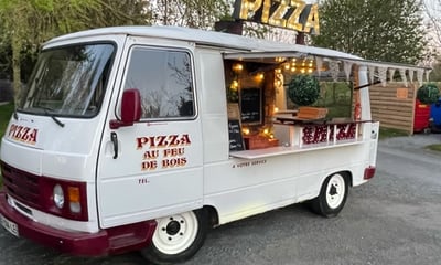 Wood fired pizza truck