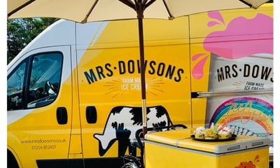 Mrs Dowsons Ice Cream Events Tricycle and Trailer