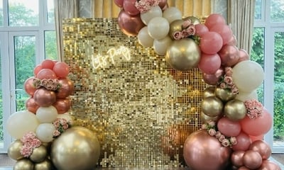 Gold Shimmer Wall Package