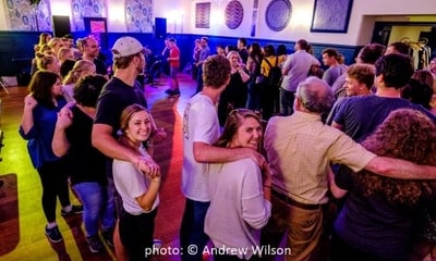 Ceilidh up to three hours long finishing by midnight.