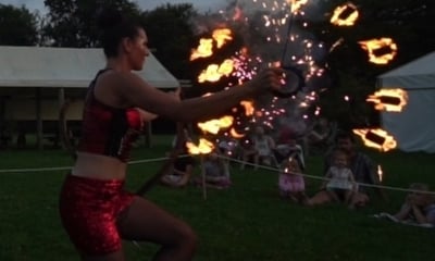 Captivating Fire Show (family friendly) 