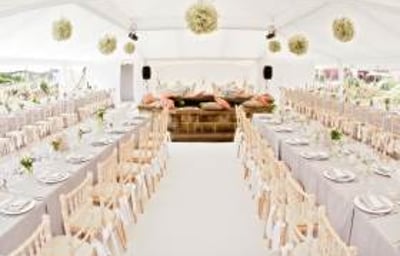 Pearl Tent Luxury Long Table Dining