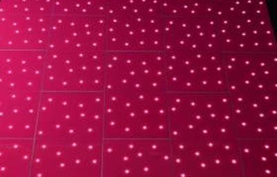 pink LED dance floor 1