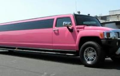 Pink Hummer H3 Limousine (Up to 8)