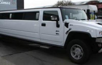 White Hummer H2 (Up to 16)