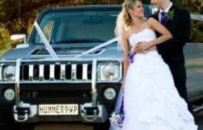 Silver Hummer H3 Limousine (Up to 8)
