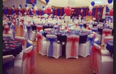 Red, White and Blue Themed Party