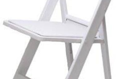 White Resin Fold Flat