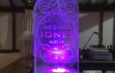 Wedding Tablet Vodka Luge