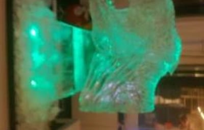 T- Rex Ice Carving Birthday 