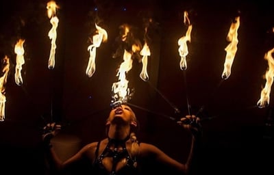 Fire Breathers for hire - Steppin Out Entz