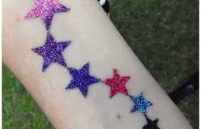 Star Glitter Tattoo