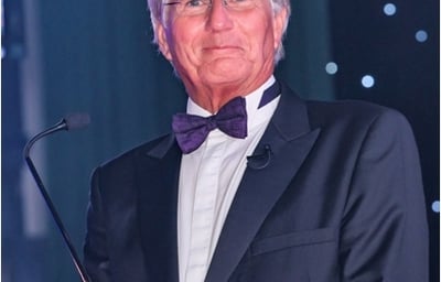 Mark hosting the e3 Business Awards at the Macron Stadium, Bolton.