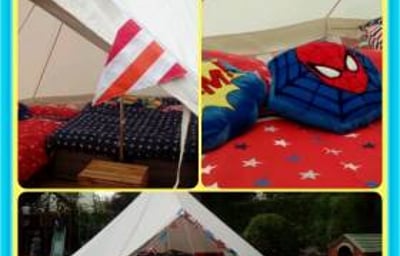 boys sleepover tent hire
