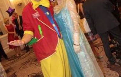 Queen Elsa at the Wellchild Awards