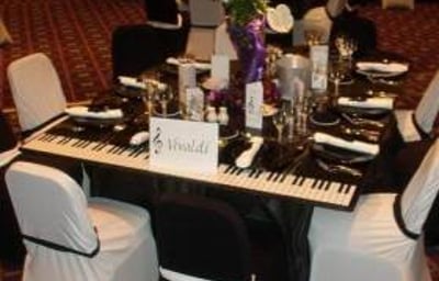 Black and white music theme