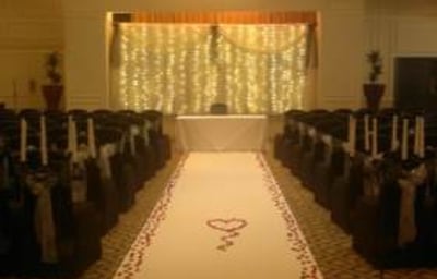 Starlight Backdrop With Aisle Carpet