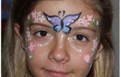 Girly Face Painting