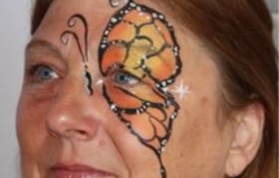 Autumn Butterfly Face Painting