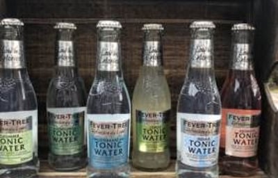 Fever-tree selection for Scottish Craft gin bar