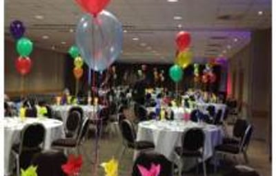Holiday Inn Maidenhead Chair Cover Hire and Balloons Decorations