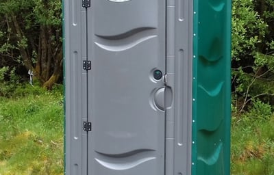 Single portable toilet resize