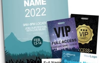 Promotional Posters flyers and business cards