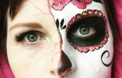 SUGARSKULL HALF FACE