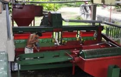 ... the Cherries Are Then Milled ...