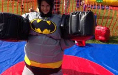 Super Hero Sumo Wresting Suits