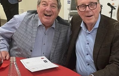 Austin Knight & Harry Redknapp.