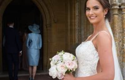 peony and rose bouquet
