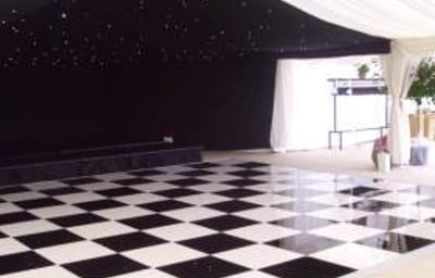 Black and White Acrylic Dancefloor