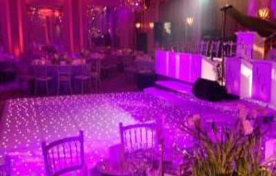 dancefloor and  lighting