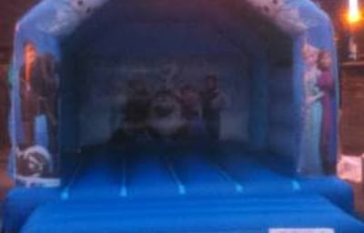 Frozen bouncy castle