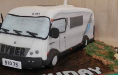 Hymer Motorhome Novelty Cake