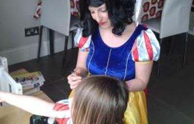 Snow White Face Painting