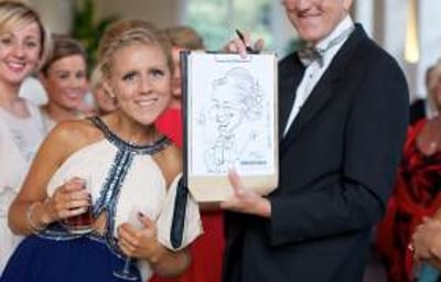 Caricaturist Luke Warm