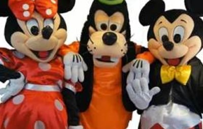 Mickey, Minnie and Goofy