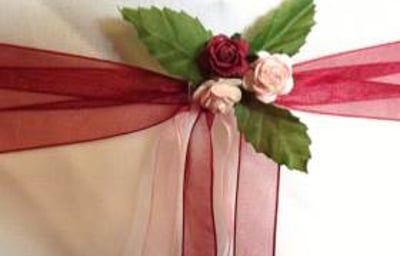 Delicate Sash and Flower