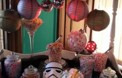 Star Wars Themed Candy Cart hire in Hertfordshire, Bedfordshire, Essex & surrounding areas. 
