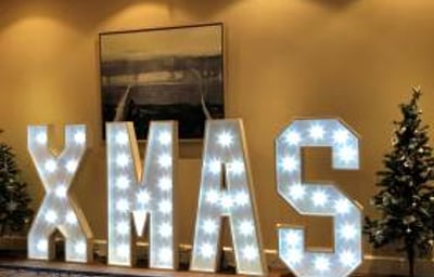 4ft Light Up Letter hire in Hertfordshire, Bedfordshire, Essex & surrounding areas.