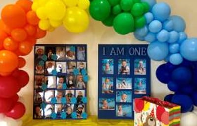 Organic Balloon Garland in Hertfordshire, Bedfordshire, Essex & surrounding areas.