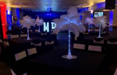 Gatsby themed venue styling available in Hertfordshire, Bedfordshire, Essex & surrounding areas