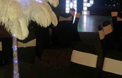 Gatsby themed venue styling available in Hertfordshire, Bedfordshire, Essex & surrounding areas