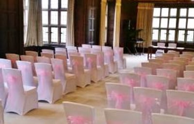 Chair cover & sash hire in Hertfordshire, Bedfordshire, Essex & surrounding areas. Perfect for weddings, birthdays & corporate events
