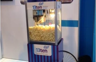 Corporate Branding Available for most items. Custom Branded Popcorn Cart hire